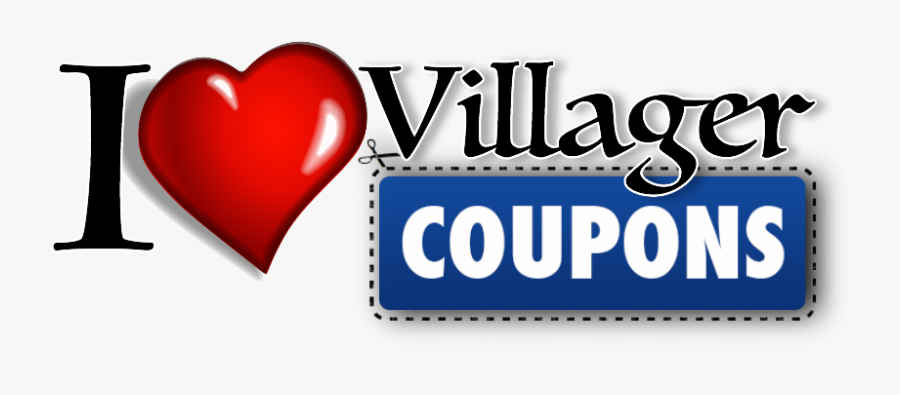 Villager Coupons - Heart, Transparent Clipart