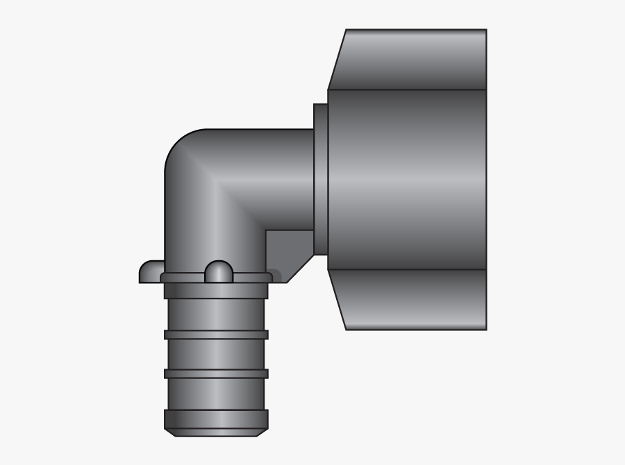 18605 Halfin Pex Halfin Fip Swivel Hpp Elbow - Tap, Transparent Clipart
