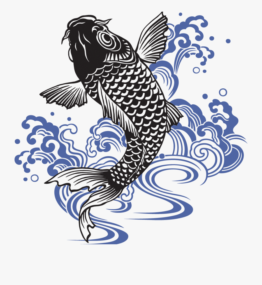 Japanese Koi Fish Png, Transparent Clipart