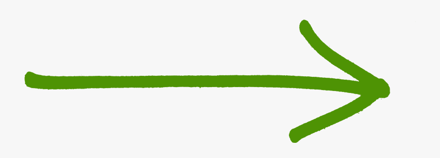 Drawn Arrow Green - Colorfulness, Transparent Clipart
