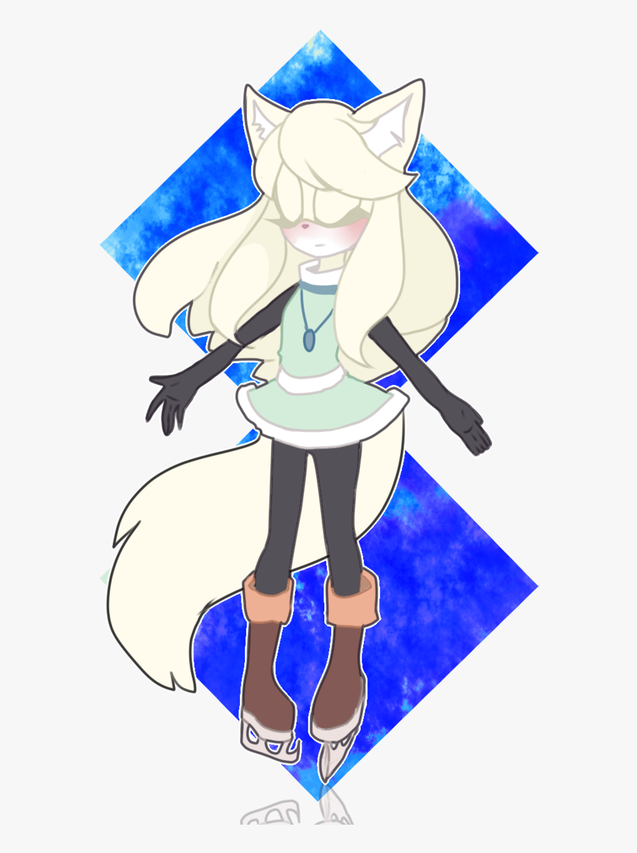 Angela The Arctic Fox By Ayaprimarina - Cartoon, Transparent Clipart