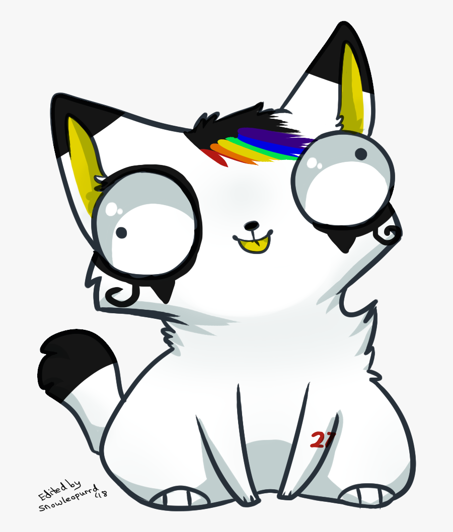 I"m A Derpy Arctic Fox, Transparent Clipart