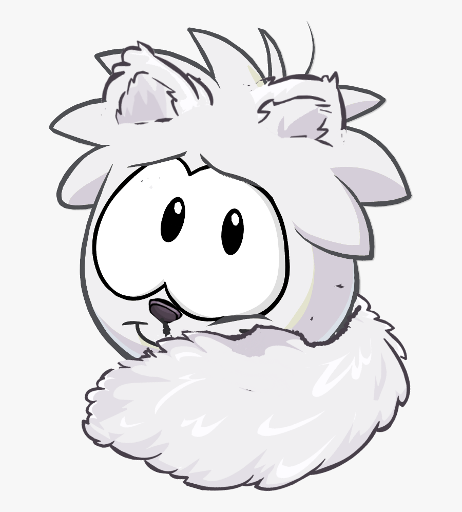 Transparent Arctic Fox Png - Puffle Fox, Transparent Clipart