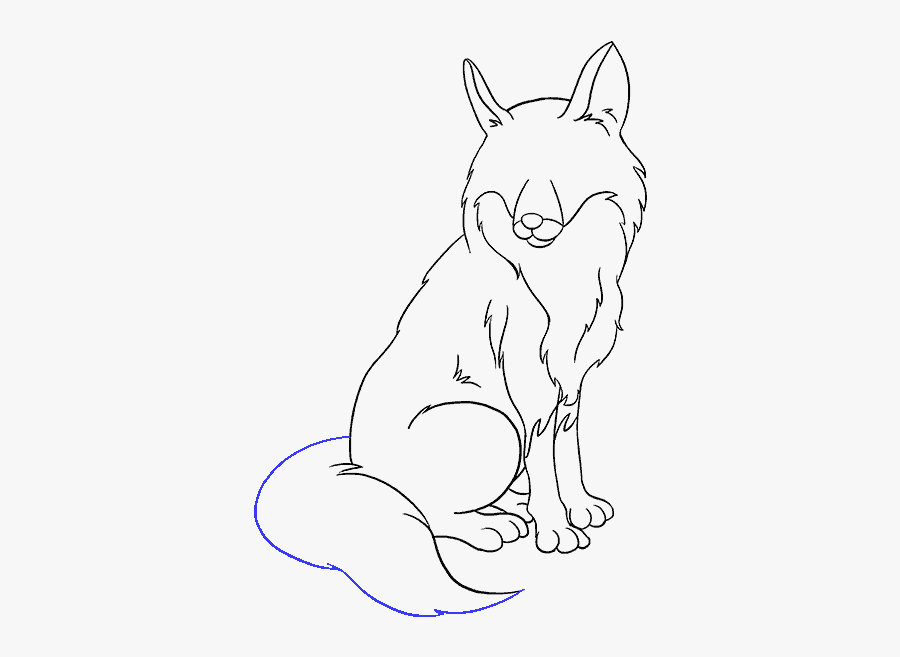 Easy To Draw Arctic Fox Face Baby Foxy Drawing Online - Drawing , Free