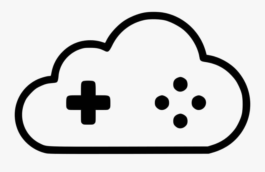 Cloud Gaming Icon Png, Transparent Clipart