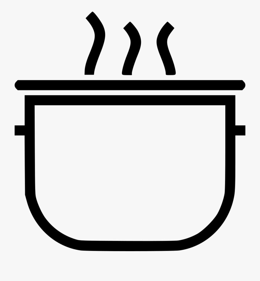 Cooking Pot - Black Cooking Pot Clipart, Transparent Clipart