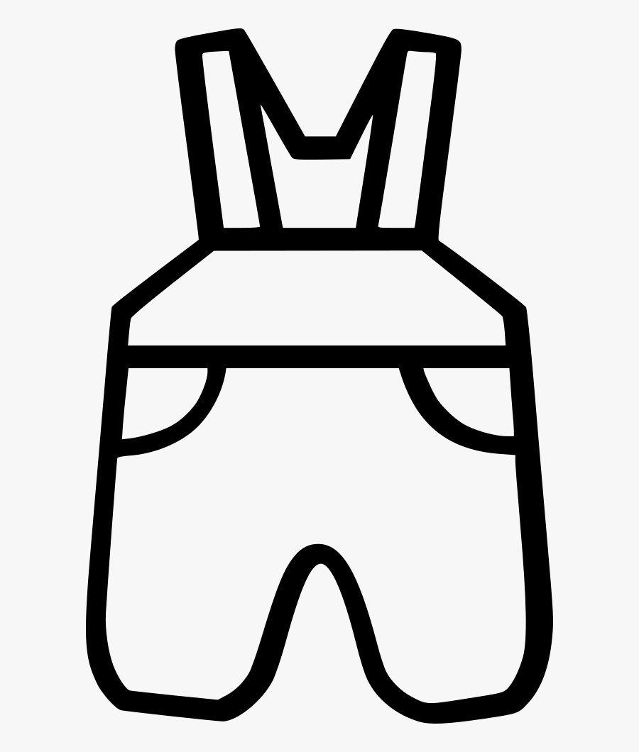Baby Pants Svg Png - Baby Overalls Clip Art, Transparent Clipart