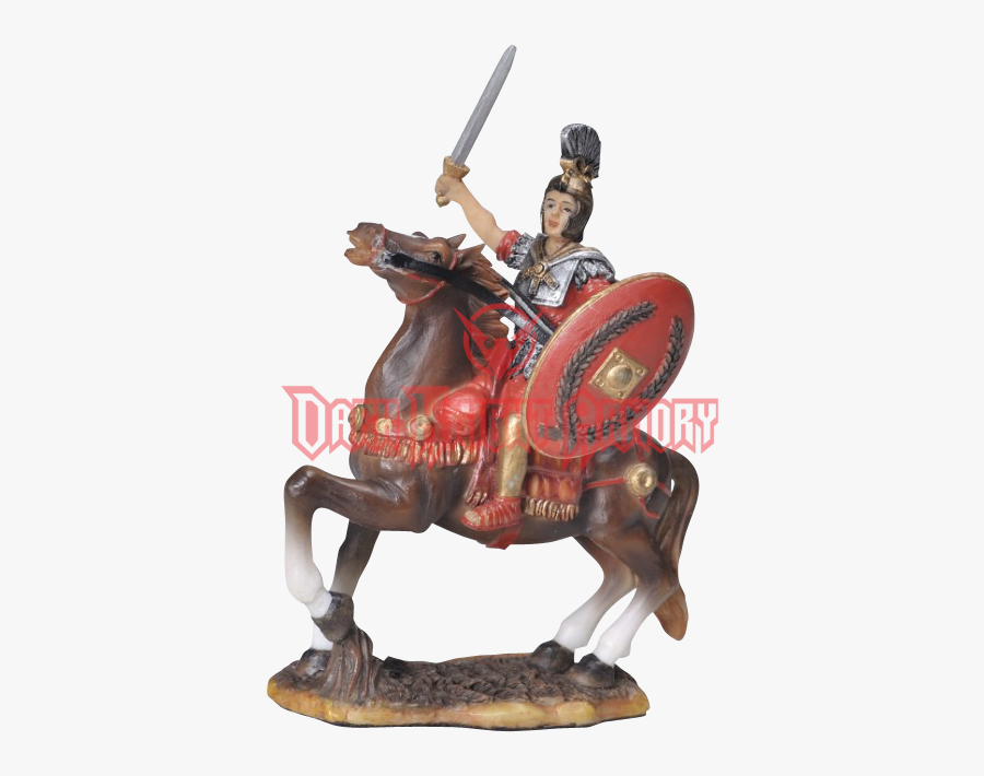 Roman Soldier Png - Roman Soldier On Horseback, Transparent Clipart