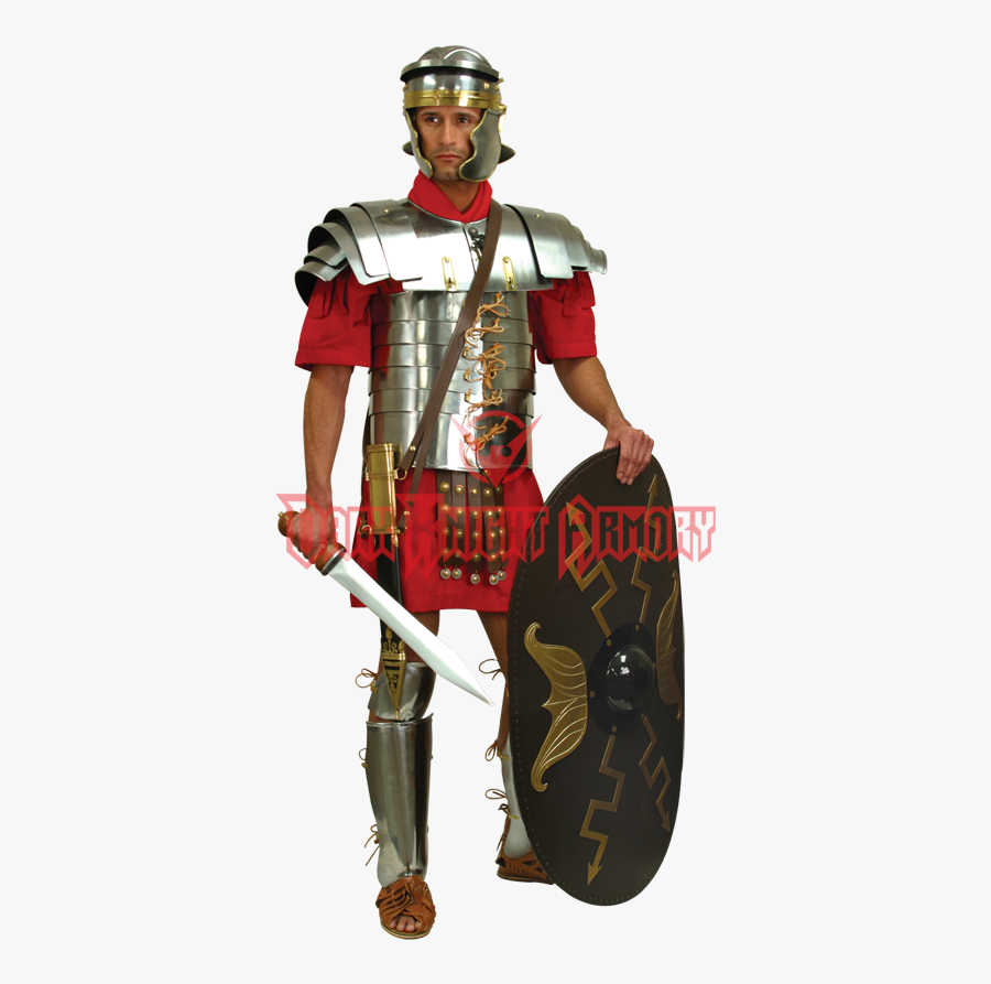 Clip Art Roman Warrior - Roman Armor Lorica Segmentata, Transparent Clipart
