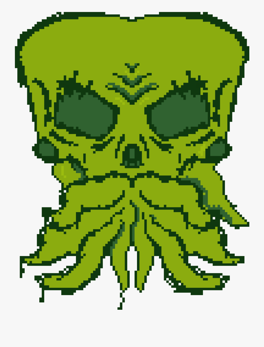 Gameboy Tentacle Skull - Green Alien Tentacle Transparent, Transparent Clipart