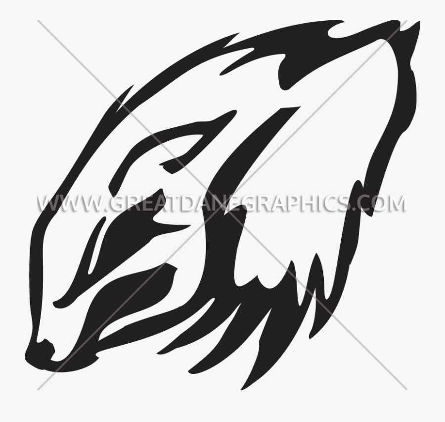 Mascot Vector Wolverine - Illustration, Transparent Clipart