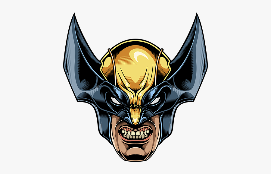 Wolverine Head Png, Transparent Clipart
