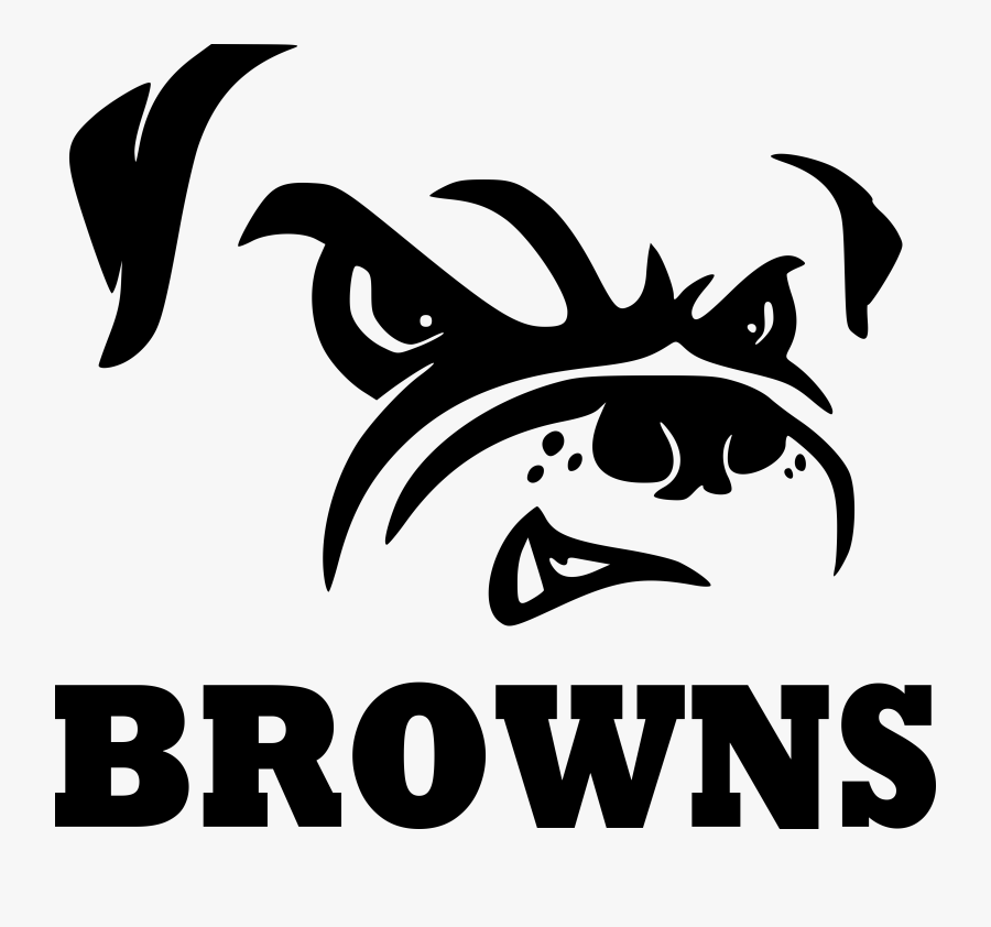 Cleveland Browns Dawg Logo, Transparent Clipart
