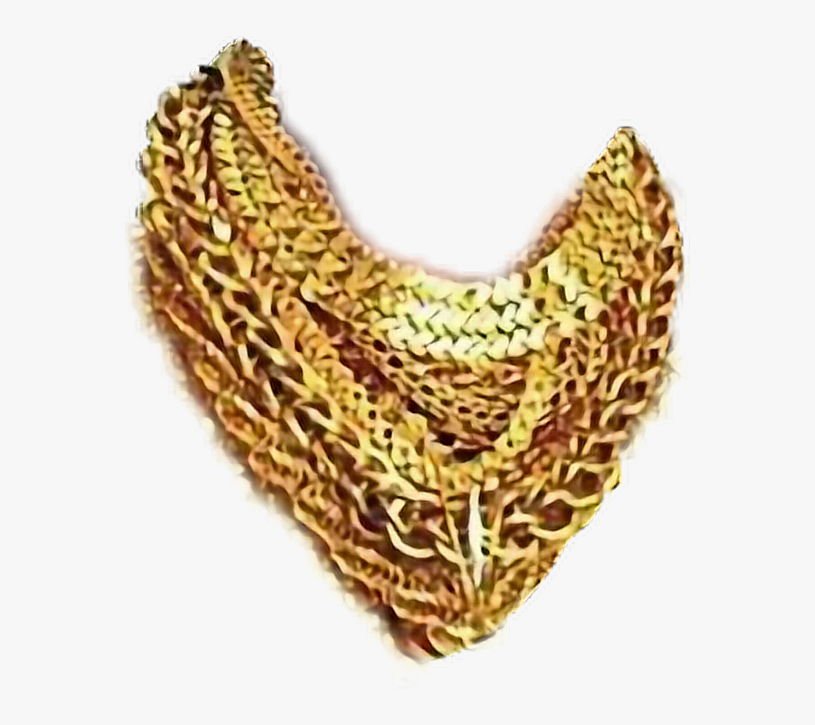 #necklace #gold #chain #chains #necklaces #jewellery - Transparent Gold Chain Png, Transparent Clipart