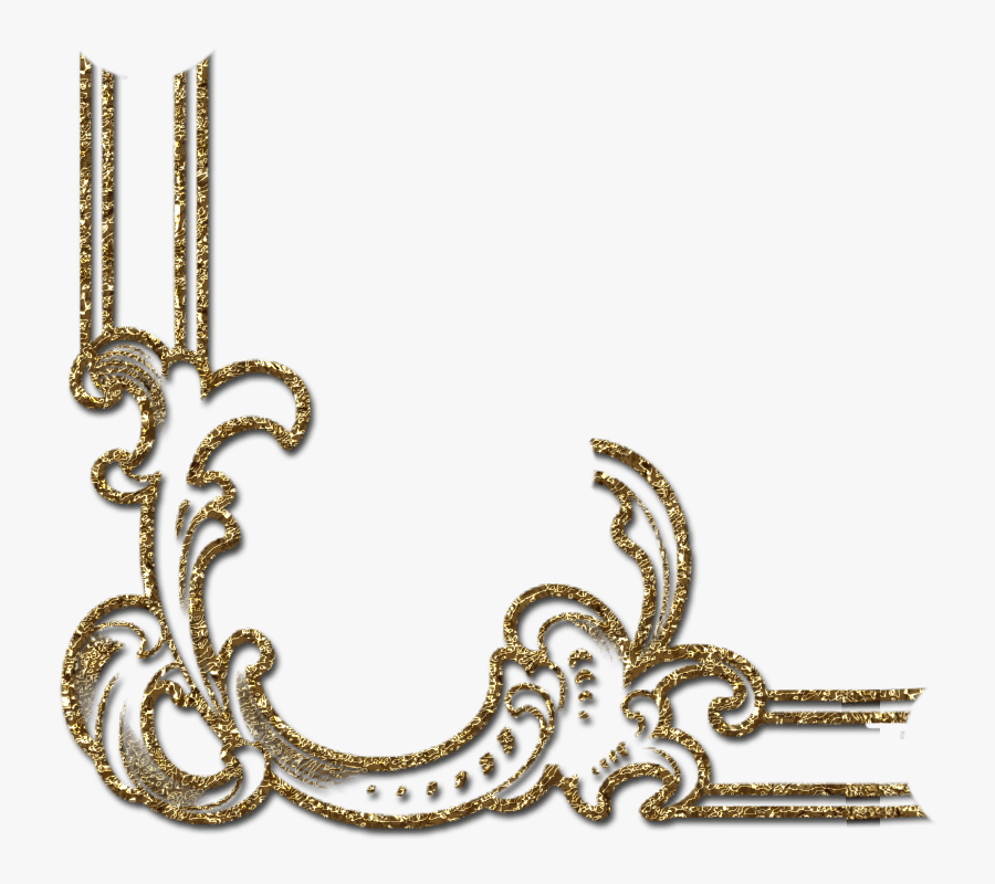 Transparent Gold Decorative Corner Png Clipart - Mothers Day Gujarati Suvichar, Transparent Clipart