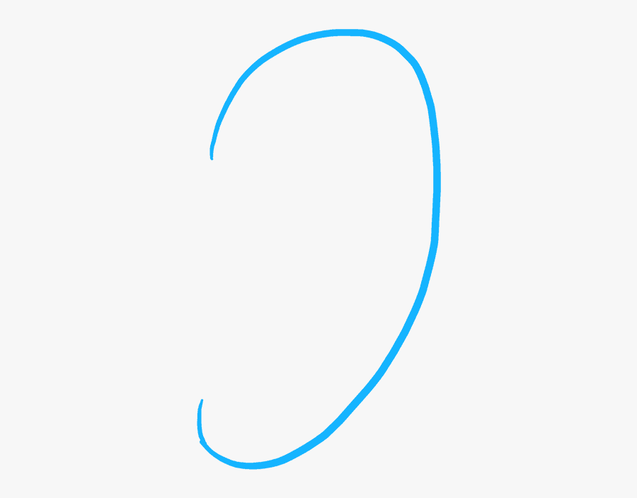 How To Draw Ear - Draw Ears Easy, Transparent Clipart