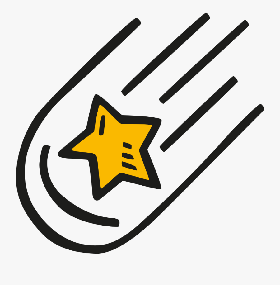 Falling Star Icon Clipart , Png Download - Star Fall Icon Png, Transparent Clipart
