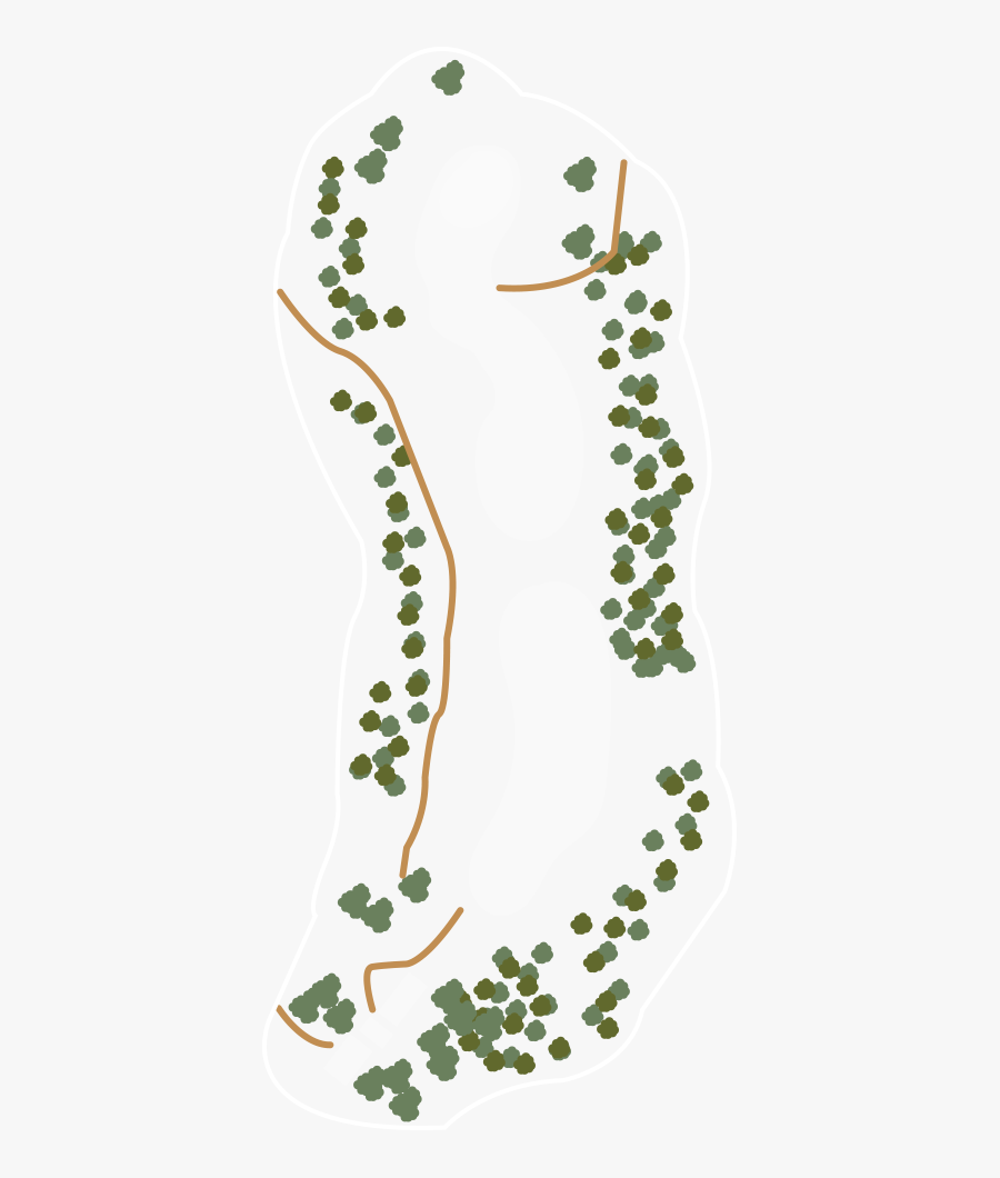 Formby Golf Club Hole 8 Map, Transparent Clipart