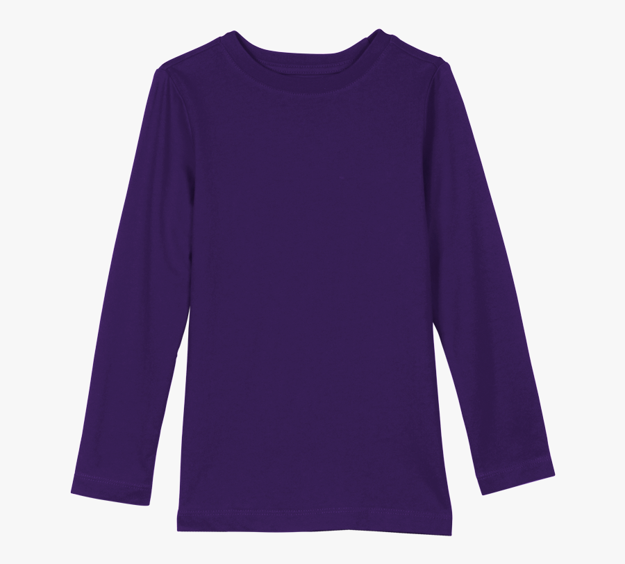 Long Sleeve Purple Shirt Clipart, Transparent Clipart
