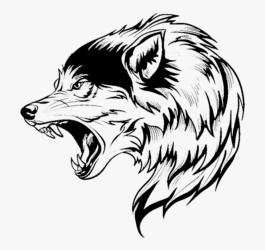 Transparent Wolf Vector Png - Wolf Head Png Vector, Transparent Clipart