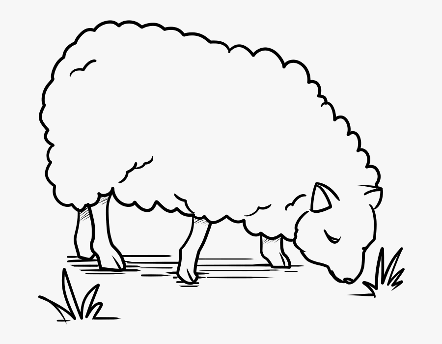 Sheep With Wolf Face - Sheep, Transparent Clipart