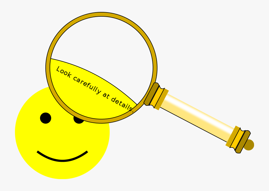 Magnifying Glass - Magnifying Glass Detail, Transparent Clipart
