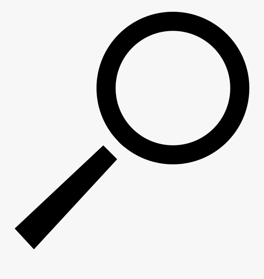Magnifying Glass - Minimalist Magnifying Glass, Transparent Clipart