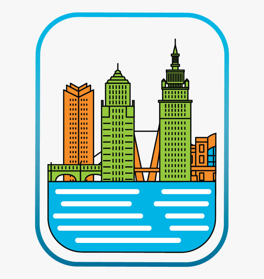 Smart Lake Icon, Transparent Clipart