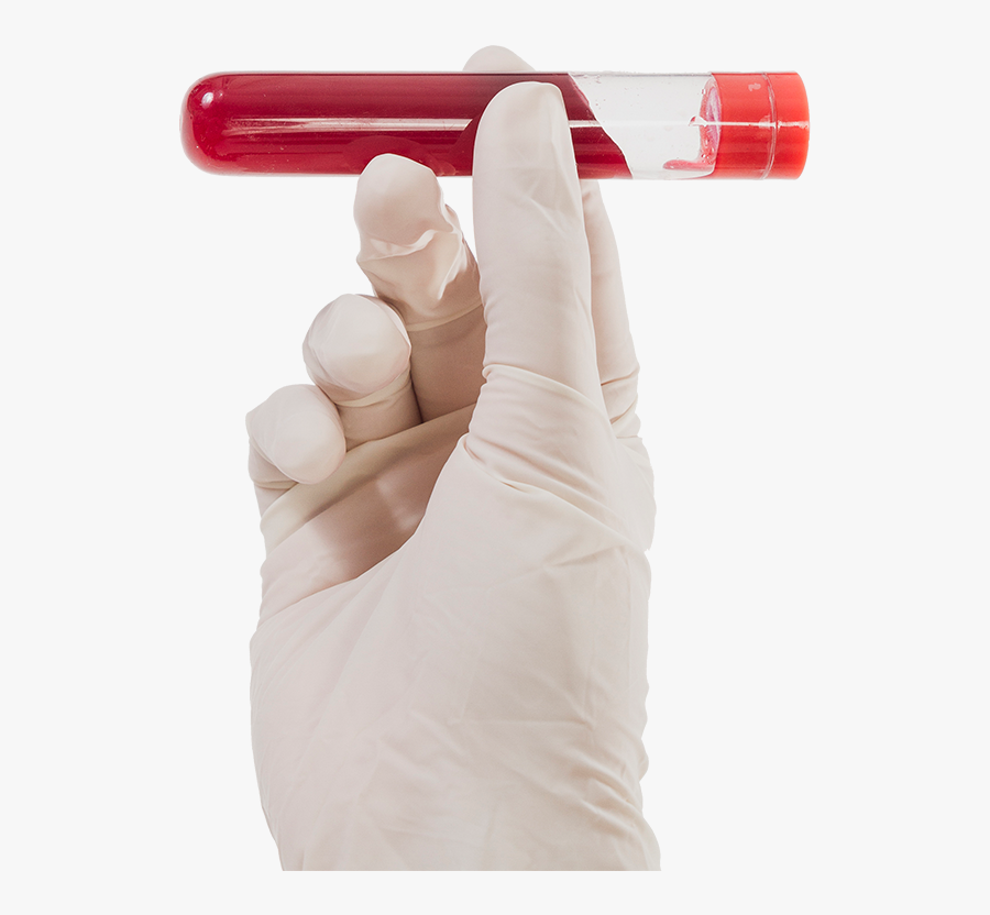 Drawing Needles Blood Drive - Hand Holding Test Tube, Transparent Clipart
