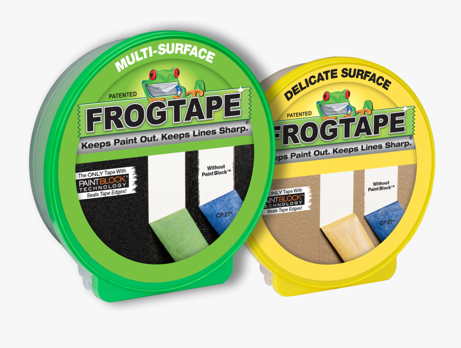 Frogtape® Brand Multi-surface And Delicate Surface - Frog Masking Tape, Transparent Clipart
