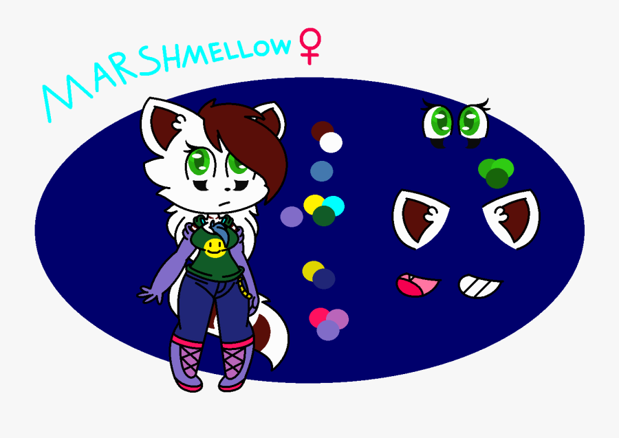 Marshmellow Ref Sheet - Cartoon, Transparent Clipart