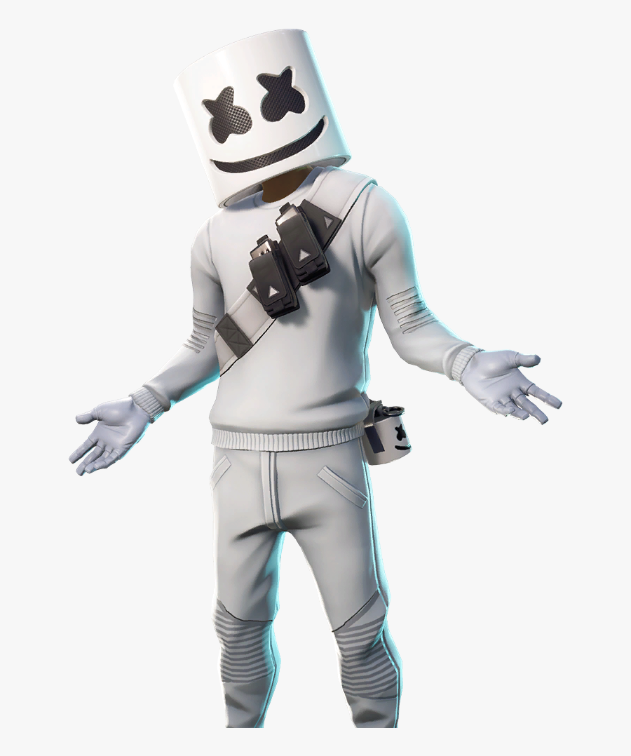 Skin Marshmello Fortnite Png, Transparent Clipart