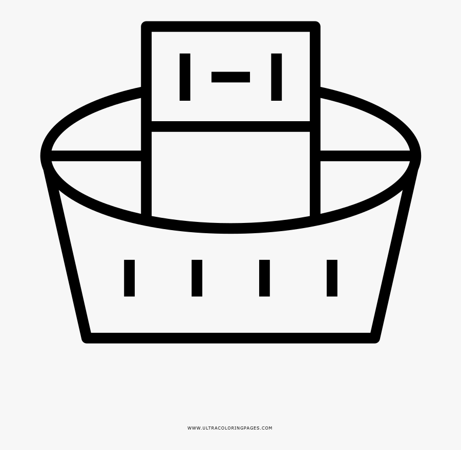 Stadium Coloring Page - Notre Monde, Transparent Clipart