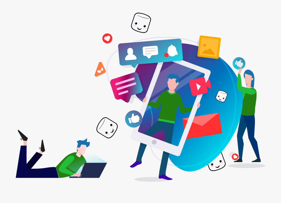 ادارة حسابات التواصل الاجتماعي, Transparent Clipart
