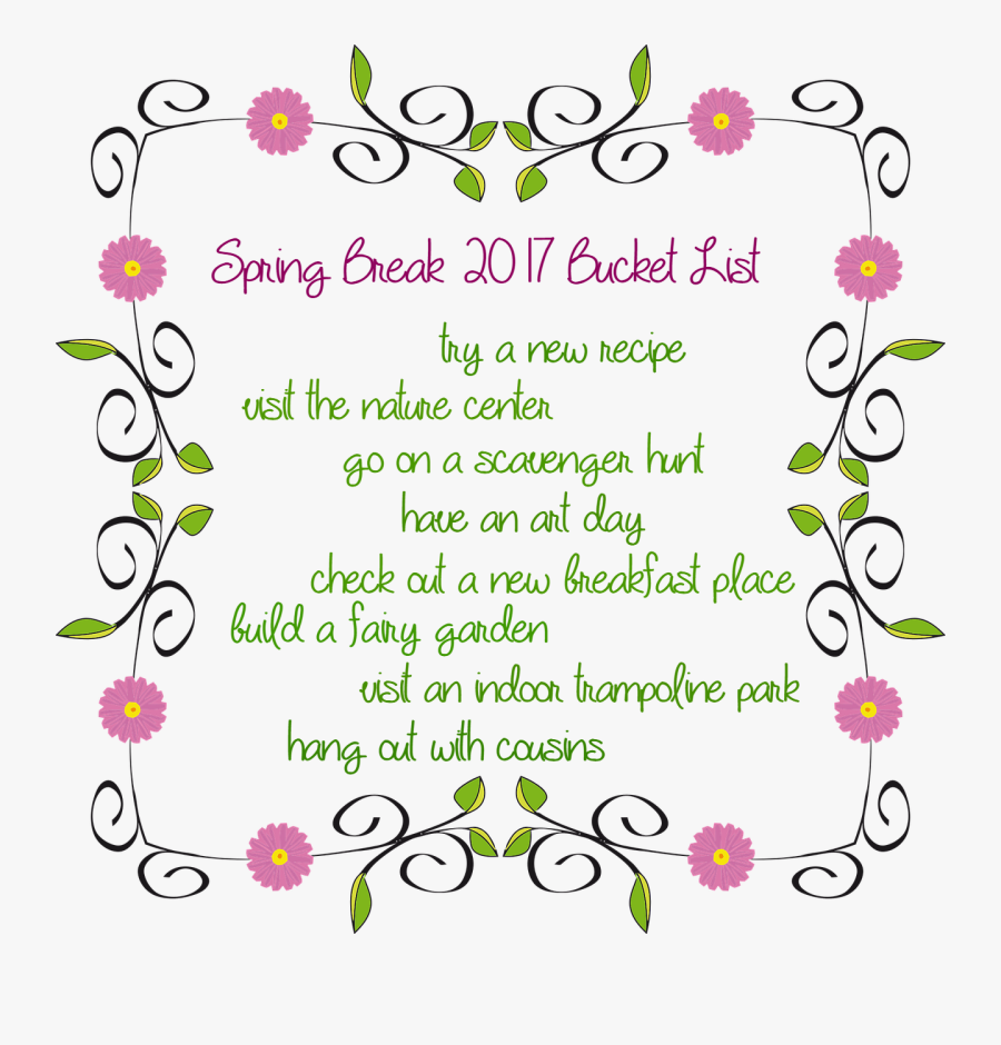 Clip Art Border Flowers, Transparent Clipart