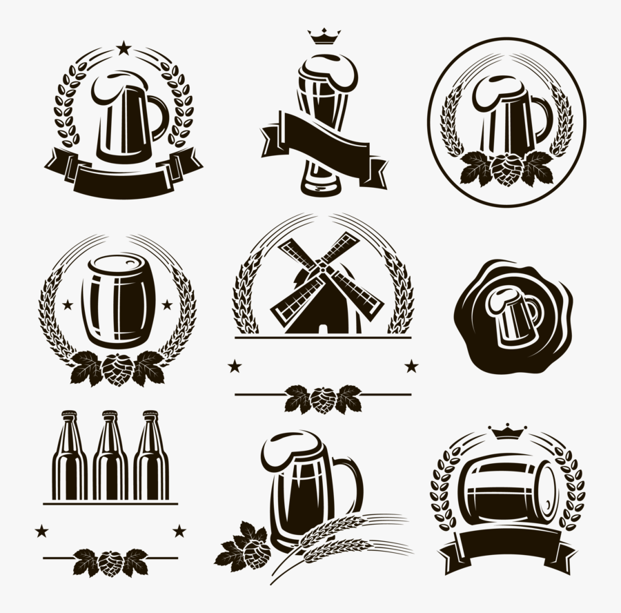 Logo Beer Vector Png, Transparent Clipart
