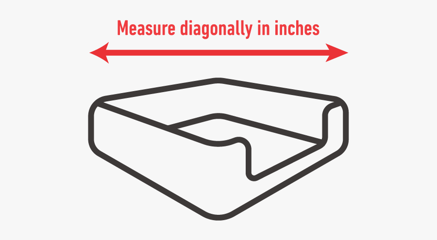 Measure For Dogsheetz Waterproof Dog Bed Cover Diagonally - Donaugartenschau, Transparent Clipart