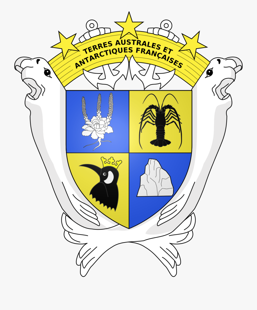 Transparent Darmowe Clipart - French Southern And Antarctic Lands Coat Of Arms, Transparent Clipart