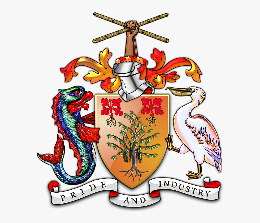 Book Club Clipart 26, Buy Clip Art - Barbados Coat Of Arms, Transparent Clipart