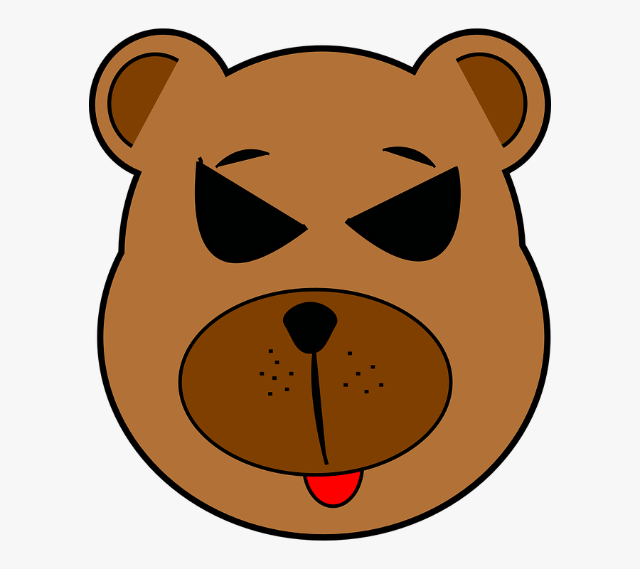 Big Dog Clip Art - Bear Face Clip Art, Transparent Clipart