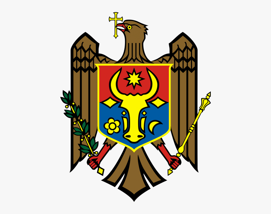Coat Arms Brown - Moldova Flag, Transparent Clipart