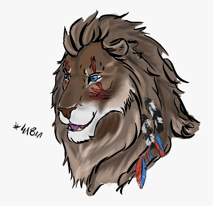 Lion Tiger Cat Cartoon - Masai Lion, Transparent Clipart