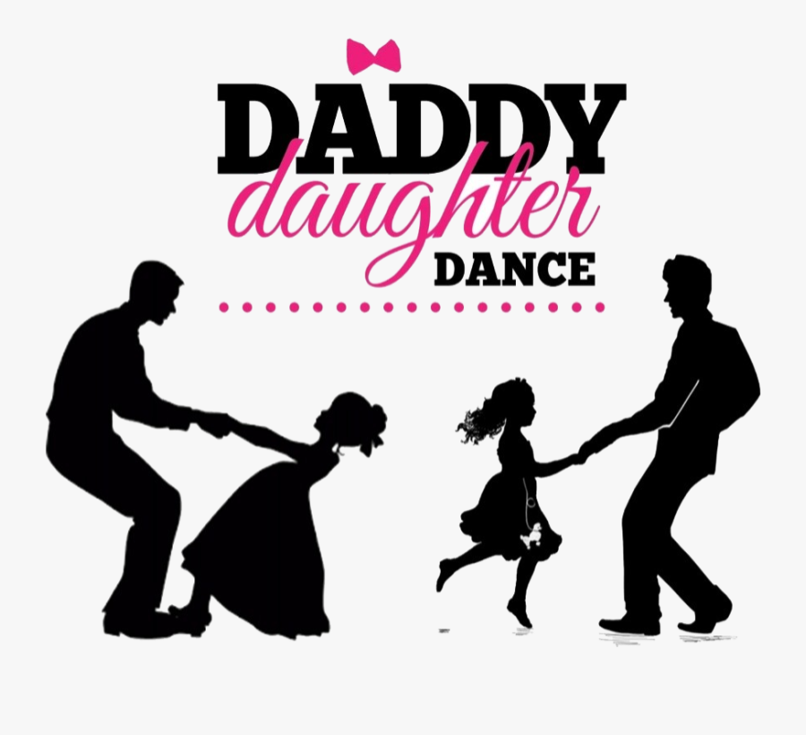 Father And Daughter Dance Png - Silhouette Father Daughter Dance, Transparent Clipart