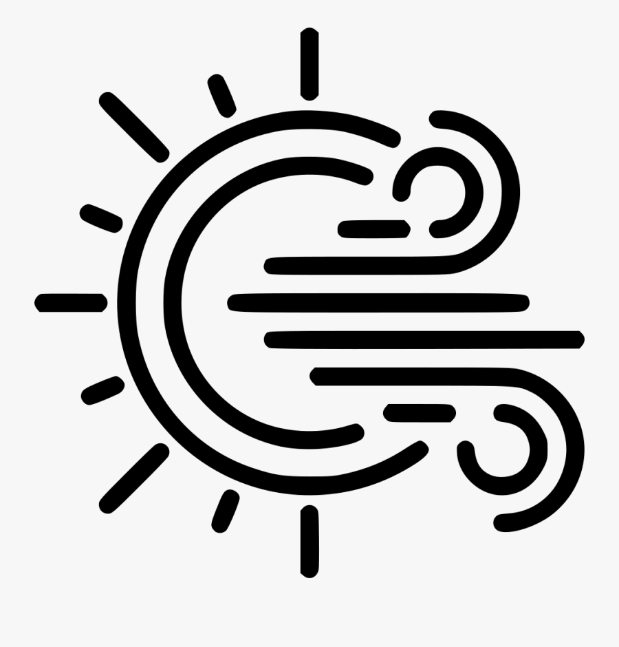 Transparent Windy Png - Cool Air Icons Png, Transparent Clipart