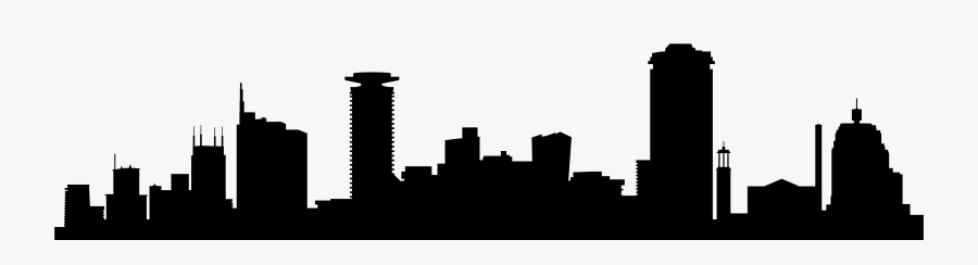 Transparent New York Skyline Silhouette Png - City Skyline Transparent Background, Transparent Clipart