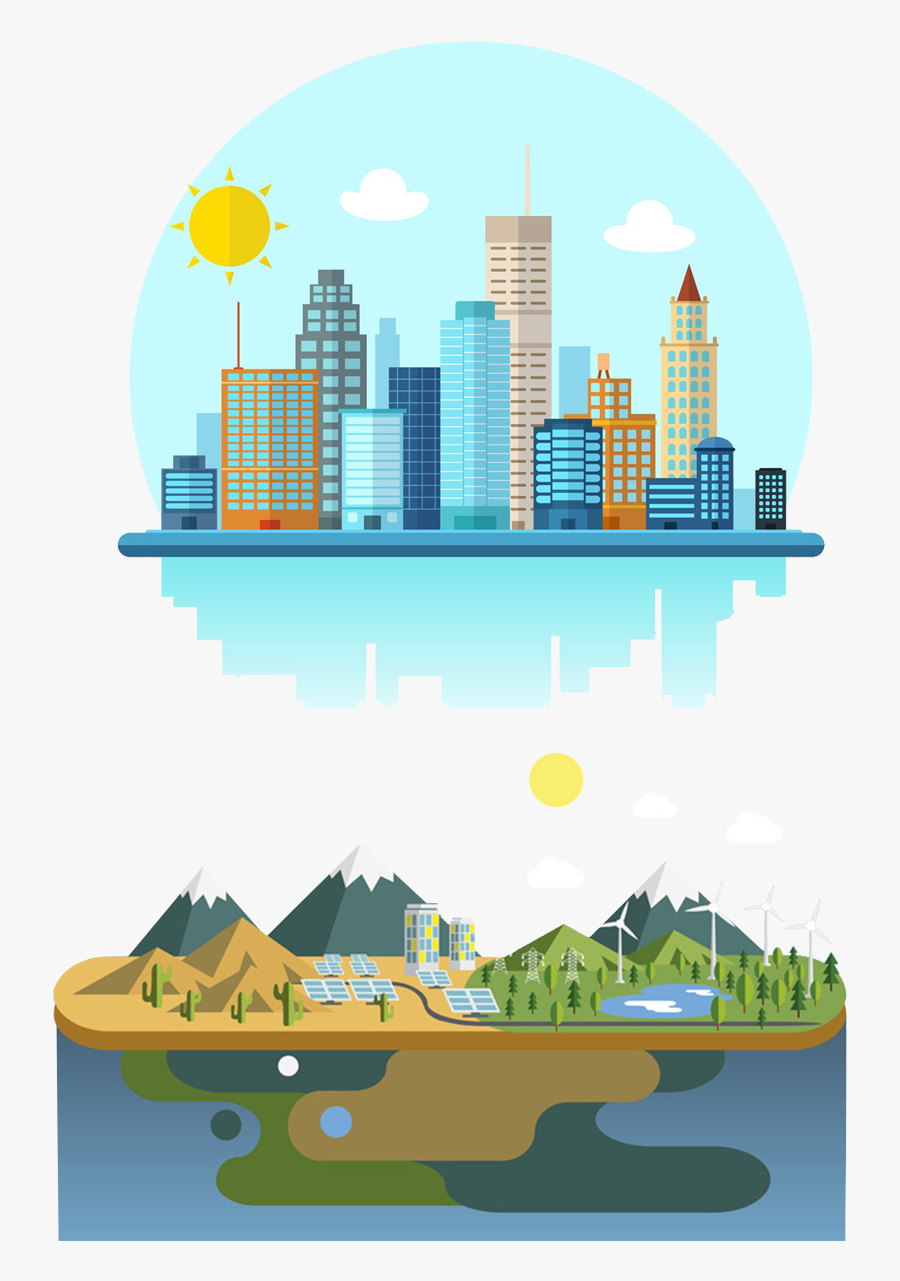 Skyline Clipart Urban Design - Building Png Clipart, Transparent Clipart