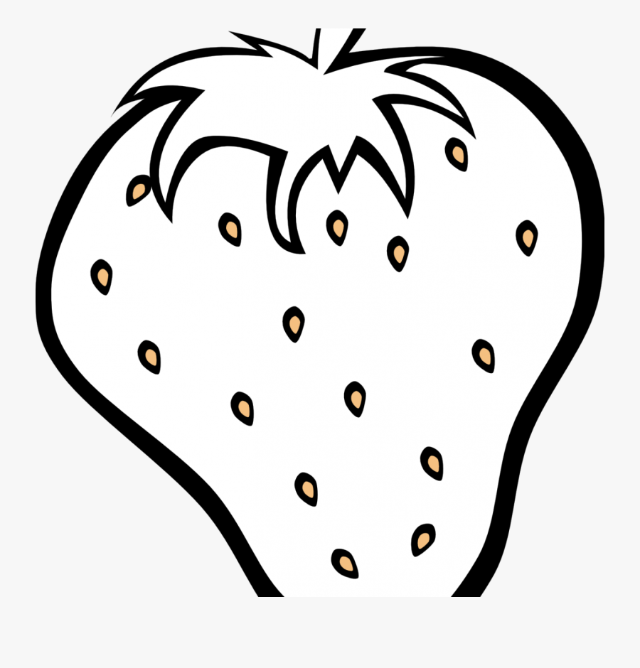 Strawberry Clipart Black And White Strawberry Clipart - Strawberry Black And White, Transparent Clipart