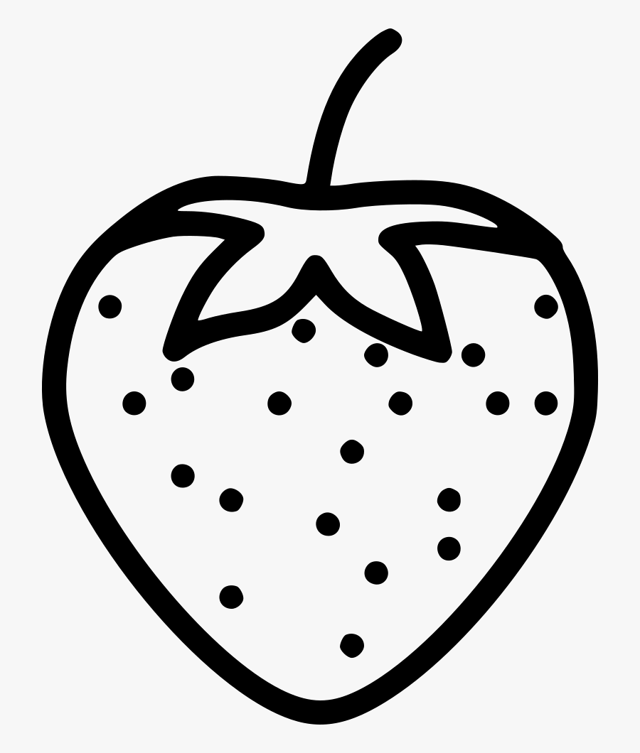 Transparent Strawberry Plant Png - Strawberry For Coloring Png, Transparent Clipart