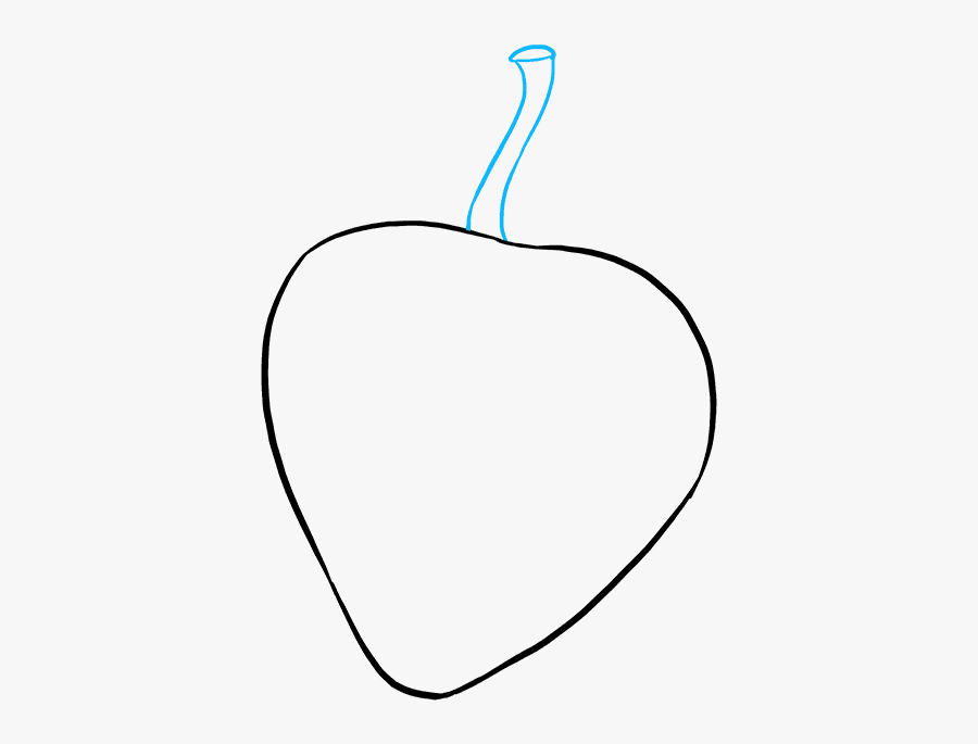 How To Draw Strawberry - Line Art, Transparent Clipart