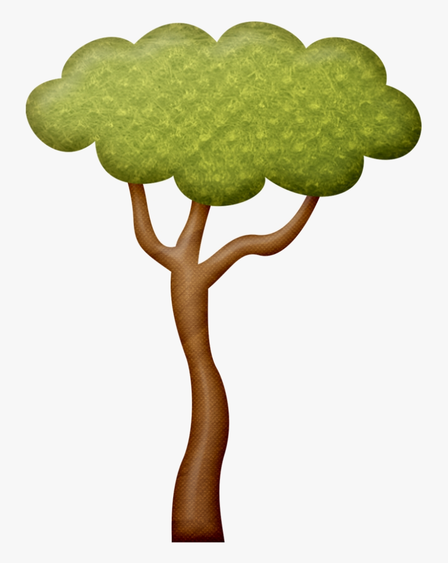 Safari Trees Clipart Zoo Transparent Clip Arts Images - Safari Coconut Tree Clipart, Transparent Clipart